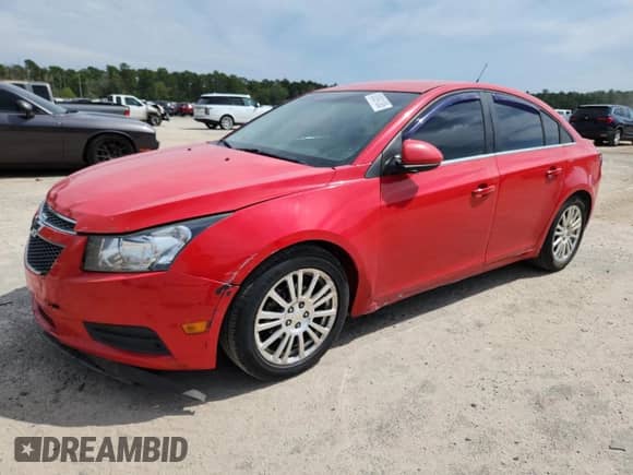 2014 Chevrolet Cruze ECO z VIN 1G1PH5SB9E7265865, wystawiony jako Copart lot #80091385 z przebiegiem 141 355 mil mil oraz Szkoda całkowita • Salvage title. Historia ofert i sprzedaży dostępna na DreamBid. Obrazek 1.