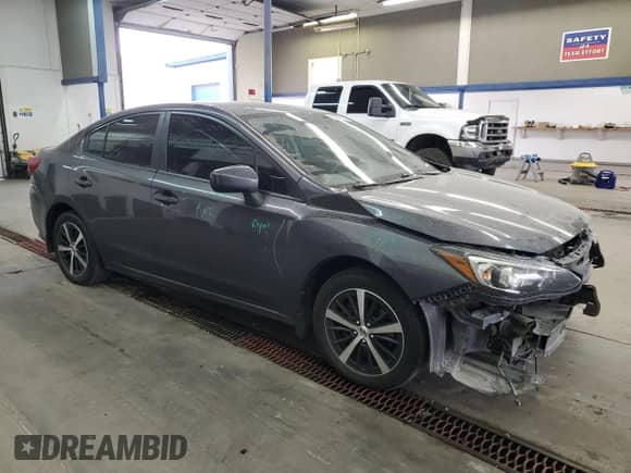 2020 Subaru Impreza Premium with VIN 4S3GKAV62L3604213, listed as a Copart auction lot 70647495 with 85,184 mi miles and Salvage title. Bid and sale history available at DreamBid. Image 4.
