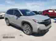 2025 Subaru Forester Touring Hybrid with VIN JF2SLSTD9SH412126, listed as a Copart auction lot 62663085 with 700 mi miles and Salvage title. Bid and sale history available at DreamBid. Image 4.