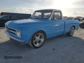 1969 Chevrolet Silverado 1500 z VIN CE149B839118, wystawiony jako Copart lot #80235334 z przebiegiem 2 mil mil oraz Szkoda całkowita • Salvage title. Historia ofert i sprzedaży dostępna na DreamBid. Obrazek 1.