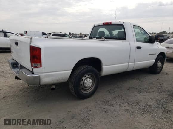 2005 Dodge 2500 SLT with VIN 3D7KR26D25G831707, listed as a Copart auction lot 81142065 with 214,052 mi miles and Salvage title. Bid and sale history available at DreamBid. Image 3.