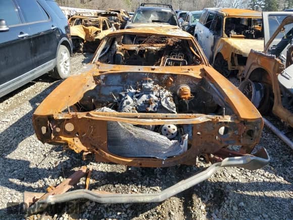 1972 Chevrolet Chevelle with VIN 1C37F2R529645, listed as a Copart auction lot 43629215 with Not provided miles and Salvage title. Bid and sale history available at DreamBid. Image 5.