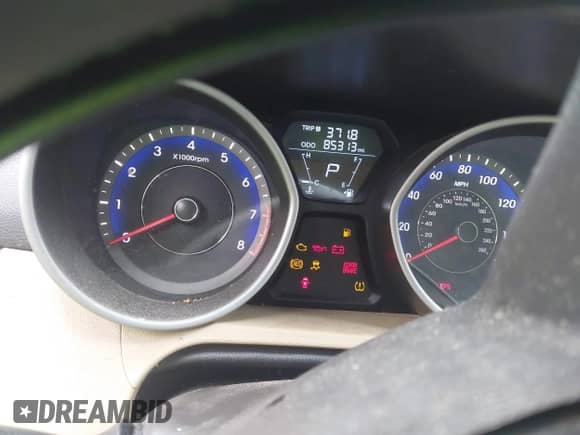 2012 Hyundai Elantra Limited z VIN KMHDH4AE6CU431883, wystawiony jako IAAI lot #43439242 z przebiegiem 85 313 mil mil oraz . Historia ofert i sprzedaży dostępna na DreamBid. Obrazek 7.