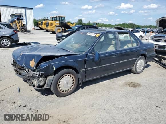 1991 Honda Accord with VIN JHMCB7665MC014684, listed as a Copart auction lot 55286415 with 466,049 mi miles and Salvage title. Bid and sale history available at DreamBid. Image 1.