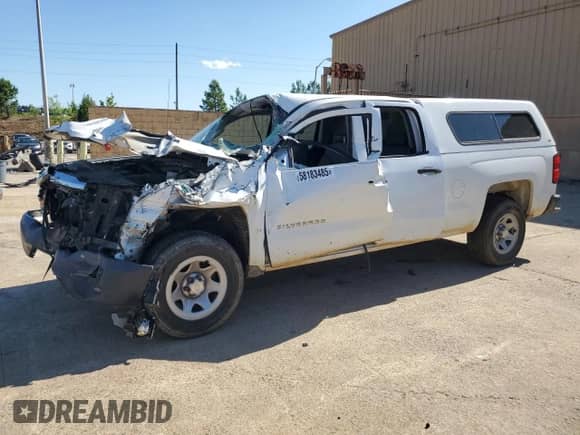 2016 Chevrolet Silverado 1500 Work Truck z VIN 1GCRCNEH8GZ105529, wystawiony jako Copart lot #58183485 z przebiegiem Nie podano mil oraz Szkoda całkowita • Salvage title. Historia ofert i sprzedaży dostępna na DreamBid. Obrazek 1.