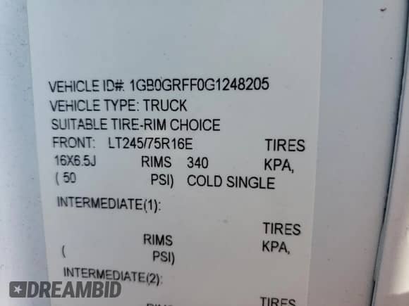2016 Chevrolet City Express Cargo с VIN 1GB0GRFF0G1248205, выставлен на аукционе Copart как лот 48701724 с пробегом 123 185 миль миль и Списание • Salvage title. История ставок и продаж доступна на DreamBid. Изображение 10.