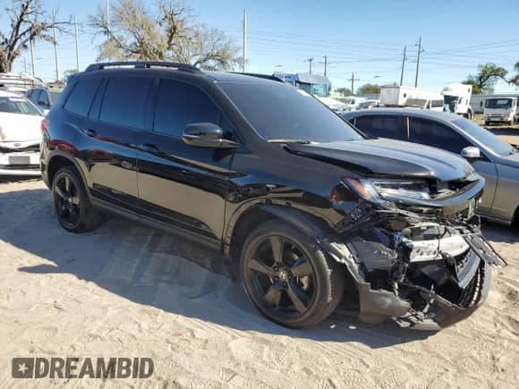 2021 Honda Passport Elite с VIN 5FNYF8H08MB035431, выставлен на аукционе Copart как лот 82341434 с пробегом 37 765 миль миль и Списание • Salvage title. История ставок и продаж доступна на DreamBid. Изображение 4.