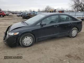 2010 Honda Civic with VIN 2HGFA1F25AH015520, listed as a Copart auction lot 50523565 with 169,256 mi miles and Salvage title. Bid and sale history available at DreamBid. Image 1.