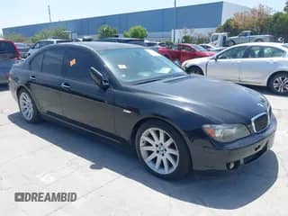 2006 BMW 7 Series 750i with VIN WBAHL83516DT03870, listed as a IAAI auction lot 42273354 with Not provided miles and . Bid and sale history available at DreamBid. Image 1.