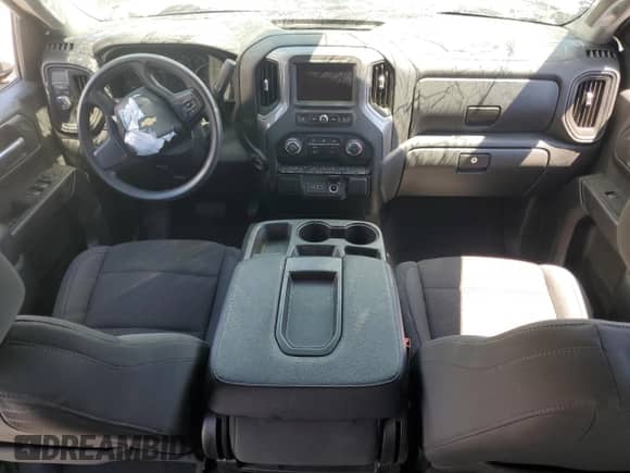 2022 Chevrolet Silverado 1500 Custom with VIN 3GCPABEK9NG537647, listed as a Copart auction lot 66660225 with 40,840 mi miles and Salvage title. Bid and sale history available at DreamBid. Image 8.