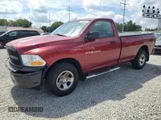 2012 Dodge RAM with VIN 3C6JD7DP0CG198028, listed as a Copart auction lot 70809445 with 42,283 mi miles and Salvage title. Bid and sale history available at DreamBid. Image 1.