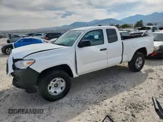 2023 Toyota Tacoma SR with VIN 3TYRX5GN5PT070381, listed as a Copart auction lot 71418715 with 83,235 mi miles and Salvage title. Bid and sale history available at DreamBid. Image 1.