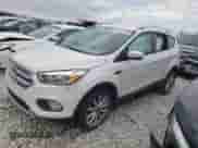 2017 Ford Escape Titanium with VIN 1FMCU0JD4HUD74615, listed as a Copart auction lot 80097925 with 54,877 mi miles and Clean title. Bid and sale history available at DreamBid. Image 1.