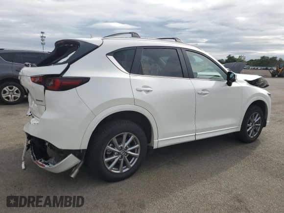 2025 Mazda CX-5 S Preferred z VIN JM3KFBCL4S0605478, wystawiony jako Copart lot #71835935 z przebiegiem 13 592 mil mil oraz Szkoda całkowita • Salvage title. Historia ofert i sprzedaży dostępna na DreamBid. Obrazek 3.