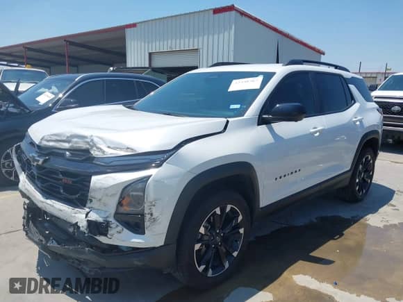 2025 Chevrolet Equinox FWD RS with VIN 3GNAXLEG4SL142744, listed as a IAAI auction lot 42338767 with 7,487 mi miles and . Bid and sale history available at DreamBid. Image 19.