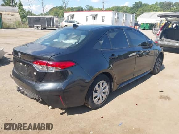 2020 Toyota Corolla L with VIN 5YFDPRAE2LP011894, listed as a IAAI auction lot 43112636 with 85,621 mi miles and . Bid and sale history available at DreamBid. Image 4.
