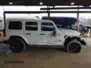 2022 Jeep Wrangler Unlimited Sahara with VIN 1C4HJXEN3NW261897, listed as a IAAI auction lot 41655269 with 47,693 mi miles and . Bid and sale history available at DreamBid. Image 13.