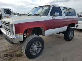 1988 Chevrolet Blazer с VIN 1GNEV18K1JF112265, выставлен на аукционе Copart как лот 75007254 с пробегом 25 791 миль миль и На запчасти • Non repairable. История ставок и продаж доступна на DreamBid. Изображение 1.