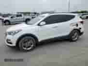 2018 Hyundai Santa Fe 2.4L with VIN 5XYZU3LB3JG528542, listed as a Copart auction lot 51332015 with 58,071 mi miles and Salvage title. Bid and sale history available at DreamBid. Image 1.