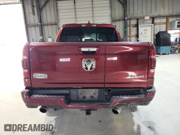 2020 Ram 1500 Longhorn with VIN 1C6SRFKT1LN177924, listed as a Copart auction lot 89320135 with Not provided miles and Salvage title. Bid and sale history available at DreamBid. Image 6.