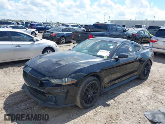 2019 Ford Mustang EcoBoost with VIN 1FA6P8TH4K5103536, listed as a IAAI auction lot 43379181 with Not provided miles and . Bid and sale history available at DreamBid. Image 18.