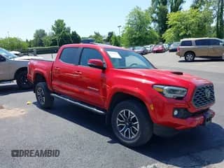 2021 Toyota Tacoma SR with VIN 3TMCZ5AN3MM383526, listed as a IAAI auction lot 42429061 with 44,112 mi miles and . Bid and sale history available at DreamBid. Image 1.