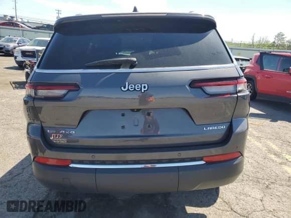 2021 Jeep Grand Cherokee Laredo with VIN 1C4RJKAG8M8149811, listed as a Copart auction lot 57058395 with 43,926 mi miles and Salvage title. Bid and sale history available at DreamBid. Image 6.