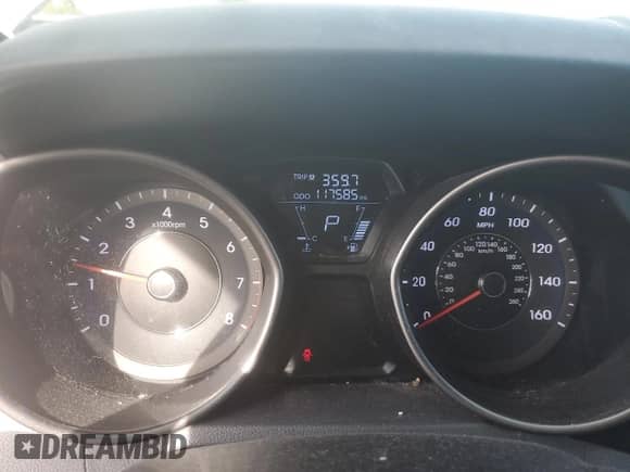 2013 Hyundai Elantra GLS с VIN 5NPDH4AE2DH339475, выставлен на аукционе Copart как лот 83875225 с пробегом 117 585 миль миль и Списание • Salvage title. История ставок и продаж доступна на DreamBid. Изображение 9.