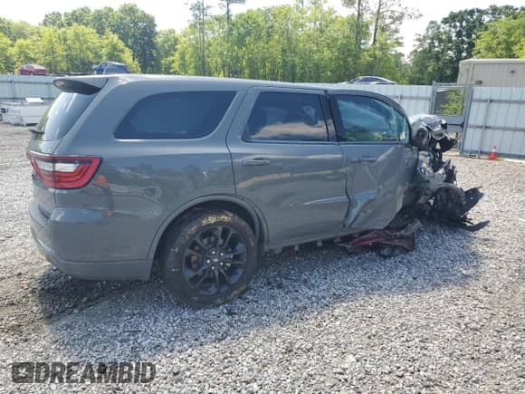 2022 Dodge Durango SXT with VIN 1C4RDHAG2NC159114, listed as a Copart auction lot 52674985 with 63,757 mi miles and Salvage title. Bid and sale history available at DreamBid. Image 3.