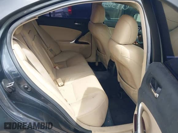 2008 Lexus IS 350 with VIN JTHBE262685018305, listed as a IAAI auction lot 42704629 with 224,697 mi miles and . Bid and sale history available at DreamBid. Image 8.