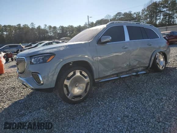 2024 Mercedes-Benz GLS with VIN 4JGFF8HBXRB160008, listed as a Copart auction lot 88905965 with 12,764 mi miles and Salvage title. Bid and sale history available at DreamBid. Image 1.