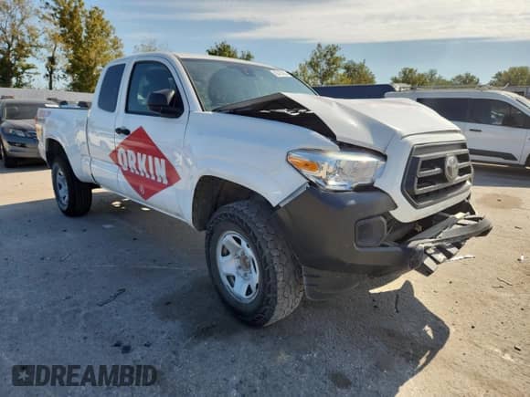 2020 Toyota Tacoma SR with VIN 3TYRX5GN6LT004674, listed as a Copart auction lot 85475655 with 145,240 mi miles and Salvage title. Bid and sale history available at DreamBid. Image 4.