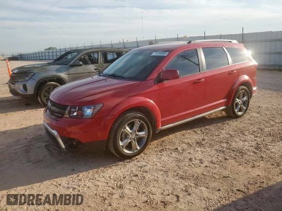 2017 Dodge Journey Crossroad with VIN 3C4PDCGB5HT706097, listed as a Copart auction lot 71240005 with 112,205 mi miles and Salvage title. Bid and sale history available at DreamBid. Image 1.
