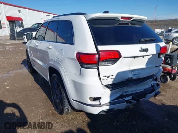 2020 Jeep Grand Cherokee Limited X with VIN 1C4RJFBT0LC408628, listed as a IAAI auction lot 41632158 with 48,058 mi miles and . Bid and sale history available at DreamBid. Image 3.