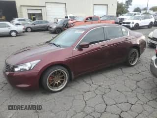 2009 Honda Accord EX-L with VIN JHMCP26849C012311, listed as a Copart auction lot 85936855 with 184,866 mi miles and Salvage title. Bid and sale history available at DreamBid. Image 1.