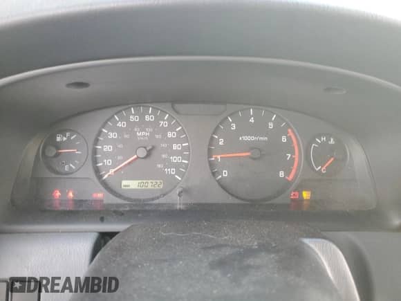 2001 Nissan Frontier XE with VIN 1N6DD21S41C353033, listed as a Copart auction lot 81809955 with 100,722 mi miles and Salvage title. Bid and sale history available at DreamBid. Image 9.