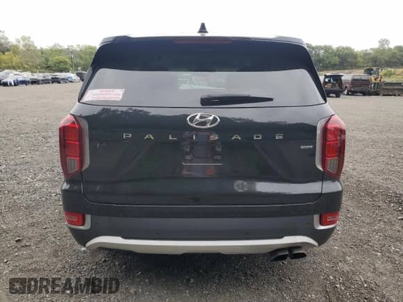 2021 Hyundai Palisade SEL with VIN KM8R4DHE8MU206650, listed as a Copart auction lot 81599495 with 79,750 mi miles and Salvage title. Bid and sale history available at DreamBid. Image 6.