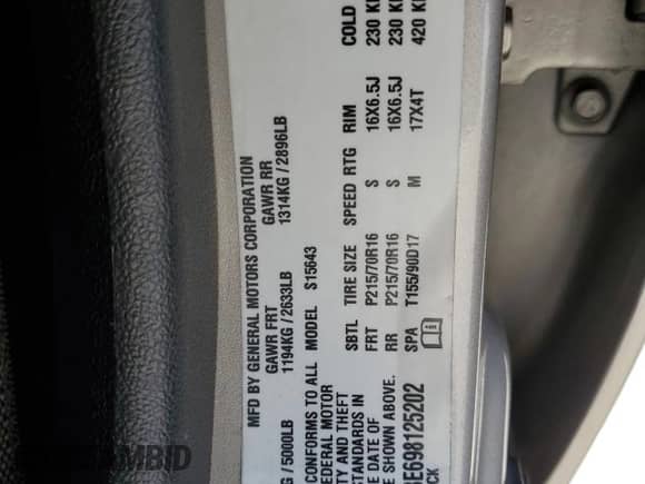 2009 Chevrolet Colorado 1LT с VIN 1GCCS13E698125202, выставлен на аукционе Copart как лот 58190155 с пробегом 125 771 миль миль и Списание • Salvage title. История ставок и продаж доступна на DreamBid. Изображение 12.