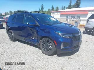 2022 Chevrolet Equinox RS z VIN 3GNAXWEVXNS106325, wystawiony jako IAAI lot #42629498 z przebiegiem 32 906 mil mil oraz . Historia ofert i sprzedaży dostępna na DreamBid. Obrazek 1.