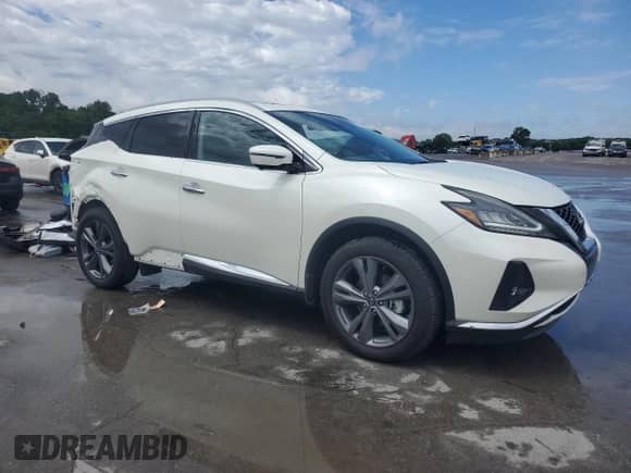 2024 Nissan Murano Platinum with VIN 5N1AZ2DS6RC124248, listed as a Copart auction lot 57577895 with 4,779 mi miles and Salvage title. Bid and sale history available at DreamBid. Image 4.
