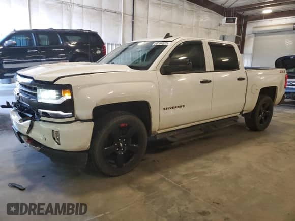 2017 Chevrolet Silverado 1500 LTZ with VIN 3GCUKSECXHG402092, listed as a Copart auction lot 66184525 with 134,501 mi miles and Salvage title. Bid and sale history available at DreamBid. Image 1.