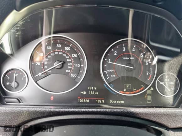 2017 BMW 4 Series 430i with VIN WBA4R7C55HK895733, listed as a Copart auction lot 70723825 with 101,526 mi miles and Salvage title. Bid and sale history available at DreamBid. Image 9.