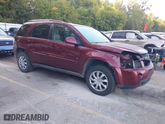 2009 Chevrolet Equinox 2LT with VIN 2CNDL63F996208244, listed as a IAAI auction lot 43212654 with 190,691 mi miles and . Bid and sale history available at DreamBid. Image 1.