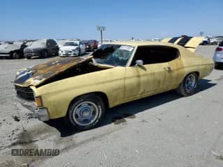 1972 Chevrolet Chevelle с VIN 1D37F2L561093, выставлен на аукционе Copart как лот 62311285 с пробегом Не указан миль и На запчасти • Non repairable. История ставок и продаж доступна на DreamBid. Изображение 1.