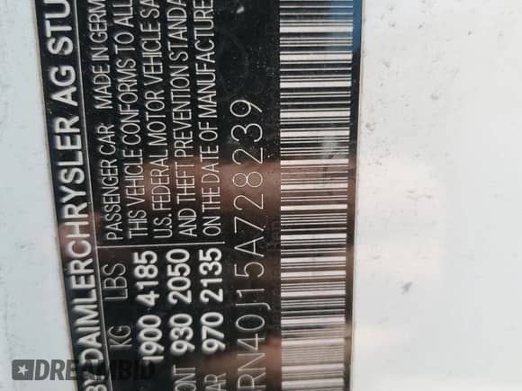 2005 Mercedes-Benz C 230 Kompressor z VIN WDBRN40J15A728239, wystawiony jako Copart lot #52258115 z przebiegiem 116 443 mil mil oraz Czysty tytuł • Clean title. Historia ofert i sprzedaży dostępna na DreamBid. Obrazek 13.