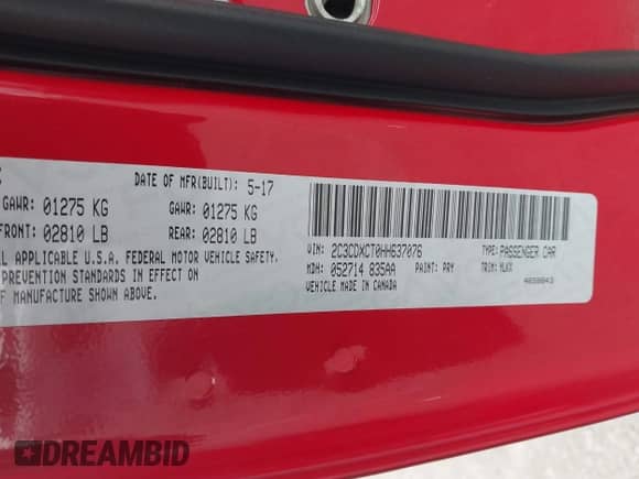 2017 Dodge Charger R/T z VIN 2C3CDXCT0HH637076, wystawiony jako IAAI lot #42486502 z przebiegiem 92 126 mil mil oraz . Historia ofert i sprzedaży dostępna na DreamBid. Obrazek 9.