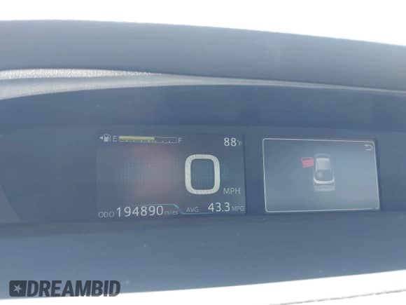 2019 Toyota Prius L Eco с VIN JTDKARFU7K3080306, выставлен на аукционе IAAI как лот 42808736 с пробегом 194 890 миль миль и . История ставок и продаж доступна на DreamBid. Изображение 7.