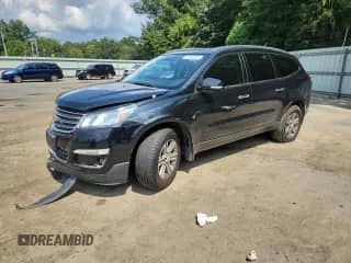 2015 Chevrolet Traverse LT с VIN 1GNKRHKD2FJ129946, выставлен на аукционе Copart как лот 71195295 с пробегом 154 630 миль миль и Списание • Salvage title. История ставок и продаж доступна на DreamBid. Изображение 1.