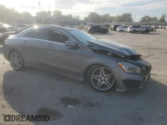 2014 Mercedes-Benz CLA 250 with VIN WDDSJ4GB3EN117107, listed as a Copart auction lot 82452815 with 153,503 mi miles and Salvage title. Bid and sale history available at DreamBid. Image 4.