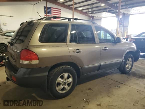 2005 Hyundai Santa Fe GLS z VIN KM8SC73E75U940937, wystawiony jako Copart lot #66323845 z przebiegiem 126 163 mil mil oraz Szkoda całkowita • Salvage title. Historia ofert i sprzedaży dostępna na DreamBid. Obrazek 3.